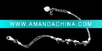 Wholesale 925 Heart Charms Bracelet