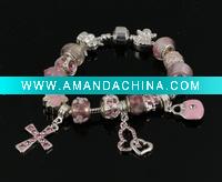 Wholesale Wholesale jewellery bracelet with beautiful pendants 925 silver plated fashion jewerly set