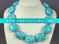 Wholesale loose turquoise necklace (TRB009)