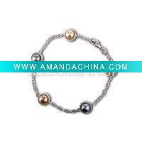 Wholesale wholesale newest pearl bracelet, 925 sterling silver jewelry, gemstone jewelry, fashion jewelry, costume jewelry, etc OEM ODM