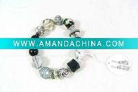 Wholesale fashion trendy 2011 lucky charmelastic fairy beaded charms for charm bracelets