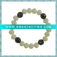 Wholesale 2011 fashion new wood stretch bracelet jewelry