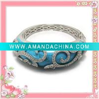 Wholesale stylish turquoise bangle