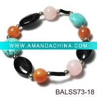 Wholesale Stabilize Dyed Turquoise Bangle BALSS73-18
