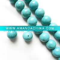 Wholesale 14mm Howlite Round Beads For Fashion Bracelet Jewelry