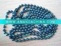 Wholesale 3.2mm Unique Turquoise Metal Bead Chain for Jewelry