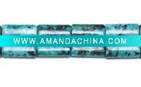 Wholesale Hot Gemstone Beads African Turquoise Thin Pillows
