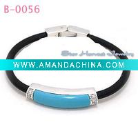 Wholesale Turquoise bracelet fashion turquoise jewelry(with CZ)
