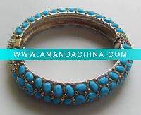 Wholesale 2011 Charm Alloy With Turquoise Bangle
