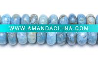 Wholesale Hot Gemstone Beads Blue Grass Turquoise Rondelles