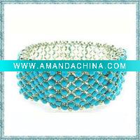 Wholesale 2011 fashion stretch plastic alloy bracelets jewelry