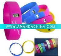 Wholesale fashion digital Silicone Bracelet