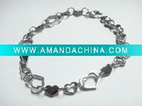 Wholesale 316L Stainless Steel heart bracelet