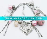 Wholesale Metal heart Bracelet
