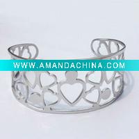 Wholesale B30023 steel heart bracelet jewelry