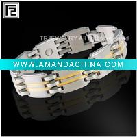Wholesale mens titanium magnetic bracelet