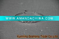 Wholesale Silver bracelets/ bangles with unique heart shape