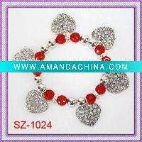 Wholesale Heart Bracelets;Valentine's Gifts;Custom-made is welcomed.