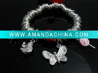 Wholesale mens silver bracelet