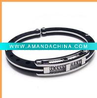 Wholesale Stainless Steel Mens Bracelet Bangle Fashion Jewelry Accessories