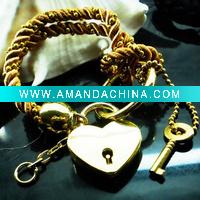 Wholesale Free Sample Charms bracelet Fashion Alloy Fine Custome Jewelry Christmas Gift For Men J335