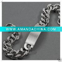 Wholesale Mens stainless steel bracelet link chain