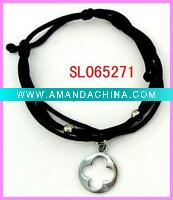 Wholesale heart shape ribbon bracelet