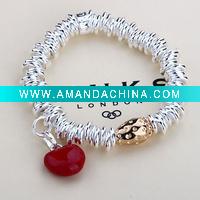 Wholesale fashion heart pendant bracelets