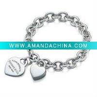 Wholesale Heart bracelet,silver bracelet, fashion bracelet,925 sterling silver bracelet, bracelet jewelry, hot bracelet, fashion bracelets