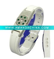 Wholesale scalar silicone necklace bralceet with required laser logo