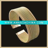 Wholesale 2011 wholesale stainless steel mesh bangle
