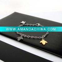 Wholesale Hot selling heart-shaped stainless steel bracelet