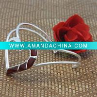 Wholesale MYSHINE Heart shape fashion silver bracelet silver jewelry