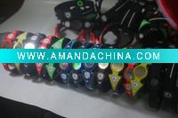 Wholesale fashion Negative ion hologram silicone balance bracelet