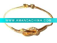 Wholesale 2010 fashion ladies' newest designer bracelet of heart pendant bracelet