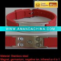 Wholesale hot selling balance energy silicone bracelet