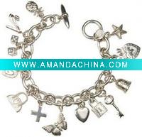 Wholesale Silver Charm Bracelet