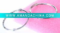 Wholesale baby gift best choice of silver baby bangle engraved