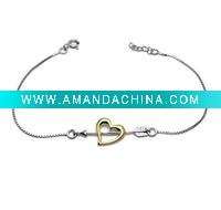 Wholesale wholesales various of charms bracelets, sterling silver bijoux