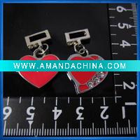 Wholesale DIY Heart shaped charms for bracelets