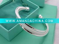 Wholesale Wholsale, 925 Sterling Silver fashion jewelry DREAMLIKE BANGLE bracelet bangle free shipping,Penoyjewelry B31