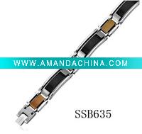 Wholesale elegance mens stainless steel bracelet