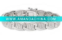 Wholesale Sterling Silver / Alloy Tennis Bracelet