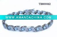 Wholesale Blue Topaz Fashion Friend Tennis Bracelet