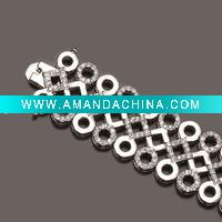 Wholesale fashion diamond cuff tennis bracelets(OEM or ODM welcomed)