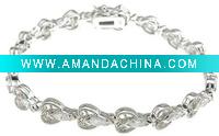 Wholesale fashion tennis Bracelet, sterling silver jewelry