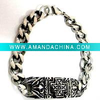 Wholesale 2011 popular stainless steel cross bracelet