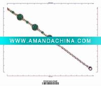 Wholesale Free shipping wholesale new multicolor tennis bracelet anklet jewellry with plating nickel free