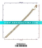 Wholesale Free shipping wholesale new mutilcolor tennis bracelet anklet jewellry with plating nickel free