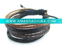 Wholesale Adjustable Leather Bracelet(BA-2213)